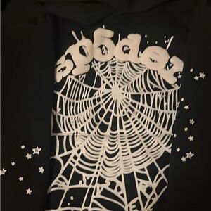 Black Spider Web Sweater